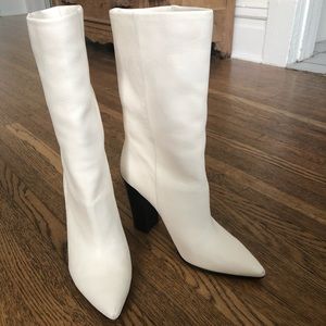 Dolce Vita | white leather boots